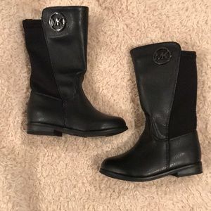 Toddler girl Michael Kors riding boots